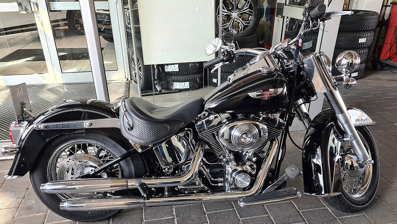 Harley-Davidson Softail Deluxe nach Komplettaufbereitung Harley-Davidson Softail Deluxe nach Komplettaufbereitung