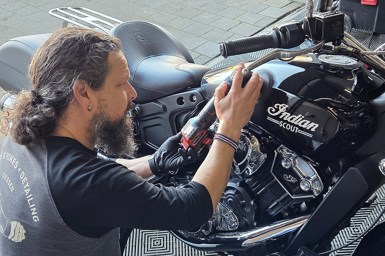 Interner Link zu VIPA-Autopflege - Motorrad polieren